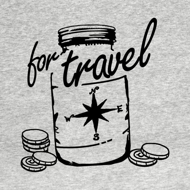 Travel Fund - Save for Travel Jar by Breathing_Room